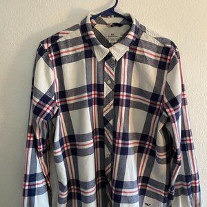 Vineyard Vines Flannel Women's Button Down - Size 16